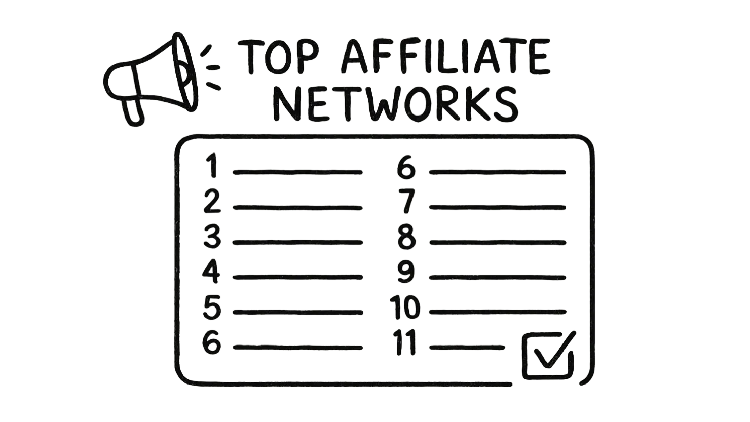 A list of the top 10+ affiliate networks for your next project