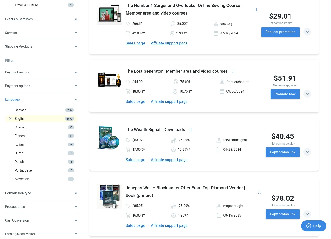 Digistore24 affiliate marketplace